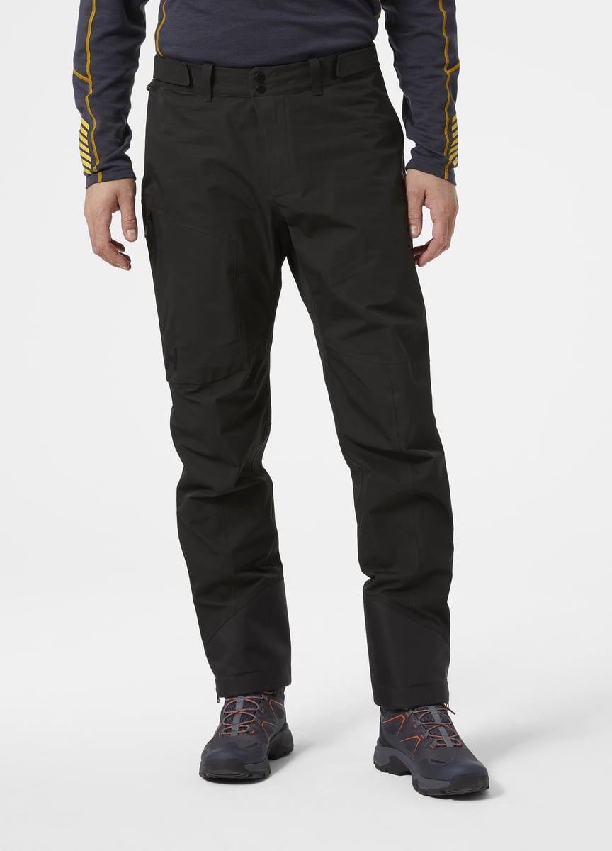 Men Odin 9 Worlds Infinity Shell Pant Helly Hansen - Maat: XL - Skibroeken - Zwart / Black