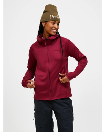 Peak Performance Midlayer Zip Hood Women
