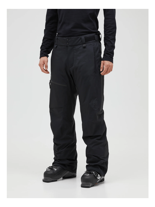 Men Alpine Gore-Tex 2L Insulated Shell Pants Black model Men Alpine Gore-Tex 2L Insulated Shell Pants Black model